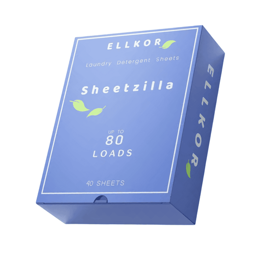 SheetZilla Laundry Detergent Sheets - 40 Sheets/up to 80 Loads - Fresh Linen Scent.